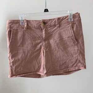 American Eagle Mauve Pink Stretch Shorts